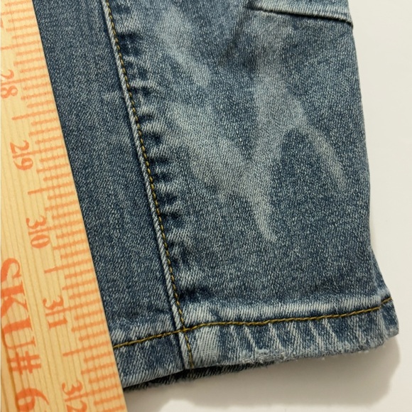 Men’s Kollar Destroyed Knee Skinny Jeans. Size 30. Mid Wash - Picture 13 of 14